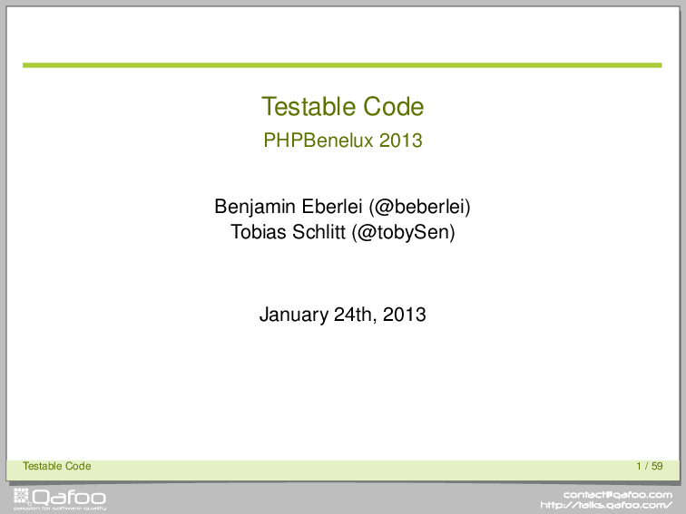 Testable Code