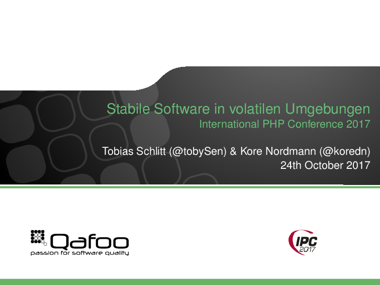 International Php Conference Stabile Software In Volatilen Umgebungen.pdf
