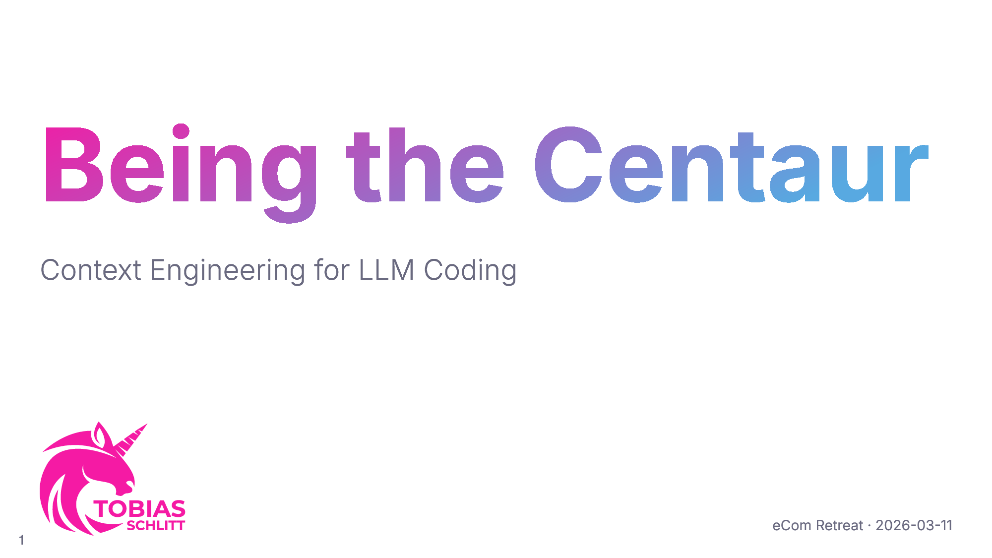 Ecom Retreat Centaur Llm Coding